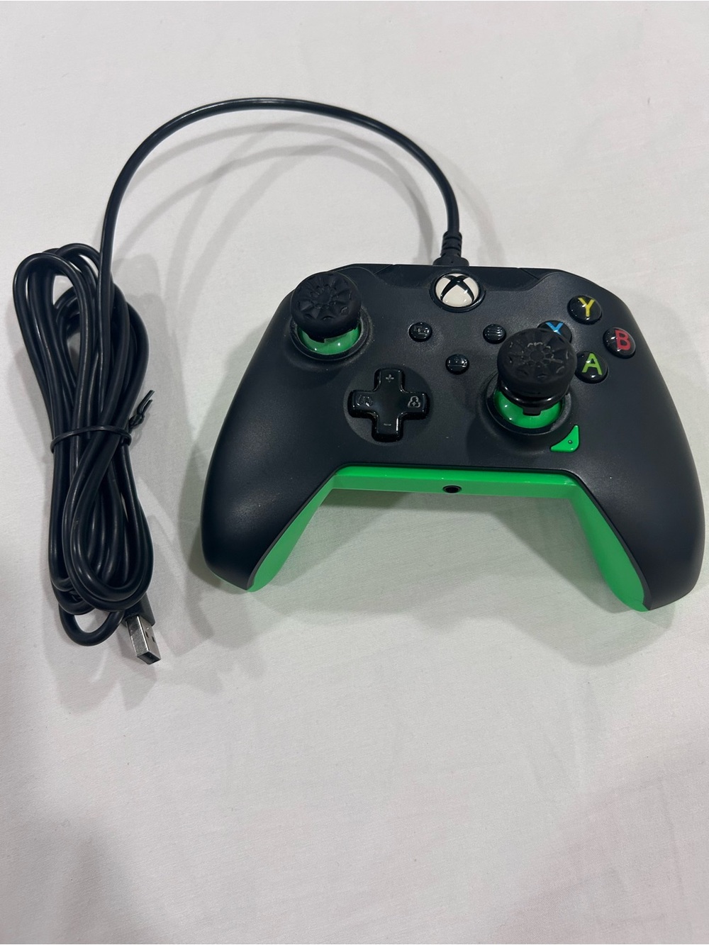 pop Wired Game Controller - Black with Green Trim